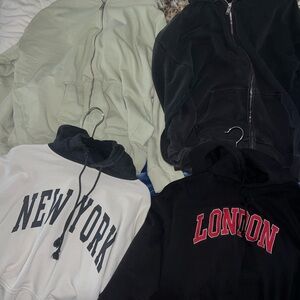 4 Brandy Melville hoodies